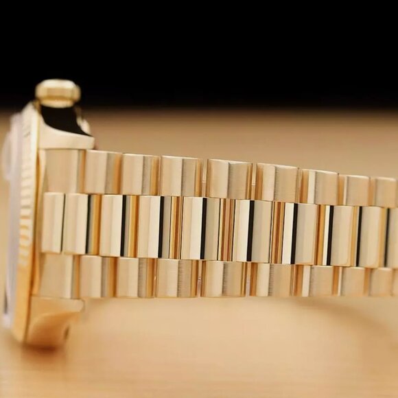 Mens Rolex Day Date President 18k Gold Watch New Condition - Picture 5 of 7